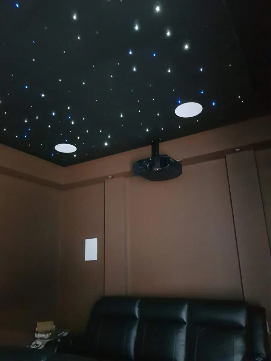 Projector under a star ceiling